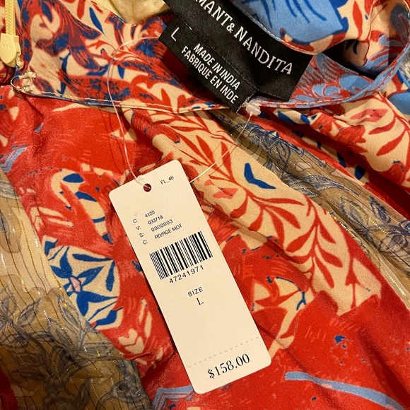 NWT Hemant & Nandita, Anthropologie Maxi Skirt - Picture 3 of 5